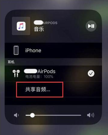 二道江苹果14音频维修点分享iPhone14音频共享设置方法 