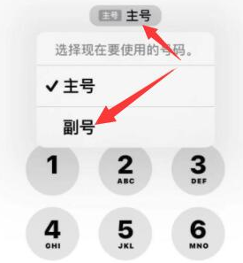 二道江苹果14维修店分享iPhone 14 Pro Max使用副卡打电话的方法 