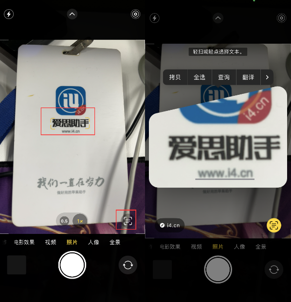二道江苹果手机维修分享升级iOS 16后如何通过相机翻译文本 
