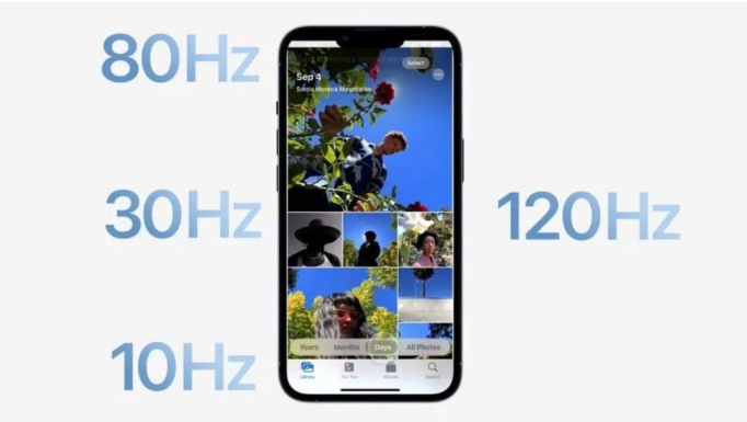 二道江苹果14维修分享iPhone 14有高刷吗 