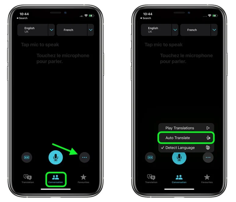 二道江苹果手机维修分享iOS 15 “翻译” App 新改进 